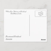 マドンナおよびダックスフントの芸術のTateのイギリス ポストカード (裏面)