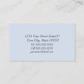 マドンナおよび子供の名刺 名刺 (裏面)