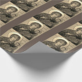 マドンナおよび子供の芸術パターン ラッピングペーパー (角)