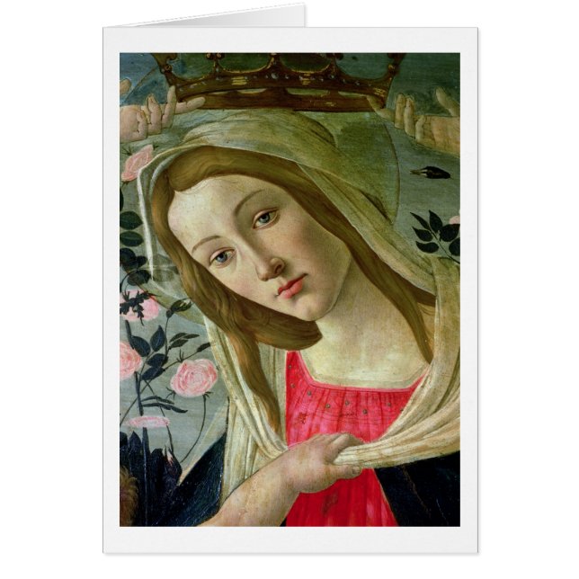 マドンナおよび子供は天使、の詳細によって戴冠しました (正面)