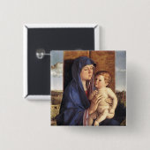 マドンナおよび子供ボタン 缶バッジ (正面&裏面)