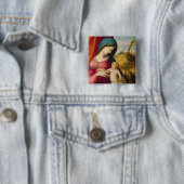 マドンナおよび子供1512-14年 缶バッジ (インサイチュ)