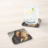 マドンナおよび子供(パネルの油) 2 コースター (右側)