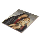 マドンナおよび子供(パネルの油) 2 タイル (側面)