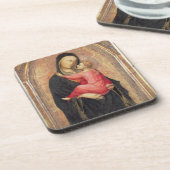 マドンナおよび子供(パネル) 3 コースター (左側)