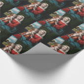 マドンナおよび子供 ラッピングペーパー (角)