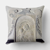 マドンナおよび子供(大理石)の浅浮き彫り クッション (裏面)