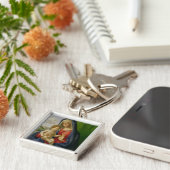 マドンナおよび子供、1490s キーホルダー (側面)