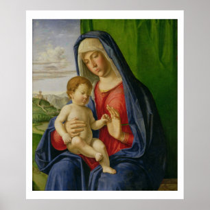 マドンナおよび子供、1490s ポスター