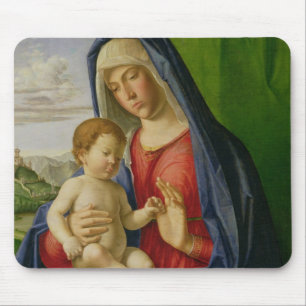 マドンナおよび子供、1490s マウスパッド