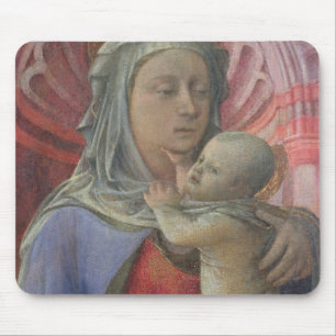 マドンナおよび子供、c.1430 (パネルのテンペラ) マウスパッド