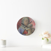 マドンナおよび子供、c.1430 (パネルのテンペラ) ラウンド壁時計 (ホーム)