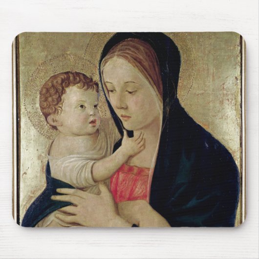 マドンナおよび子供、c.1475 マウスパッド (正面)