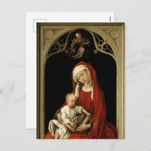 マドンナがエンジェルから王冠を受け取る シーズンポストカード (正面/裏面)