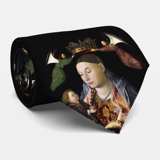 マドンナとキリストの子を敬礼 ネクタイ (ロール)