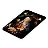 マドンナとキリストの子を敬礼 マグネット (左側)