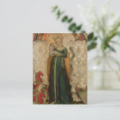 マドンナとトウモロコシの耳を持つ子供, 1440年–50 ポストカード (スタンド正面)