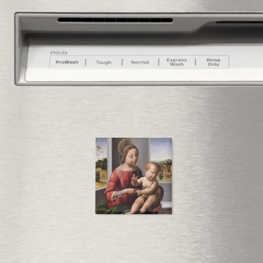 マドンナとバプテストのヨハネとの子 マグネット (インサイチュ (食洗機))