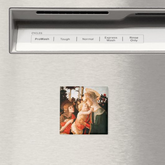 マドンナとバプテストの聖ヨハネとの子 マグネット (インサイチュ (食洗機))