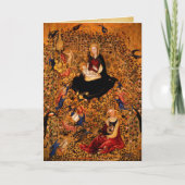 マドンナとバラ・バウワーの子，天使のクリスマス シーズンカード (正面)