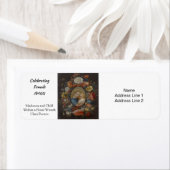 マドンナとフローラフレームの子, Clara Peeters ラベル (インサイチュ)