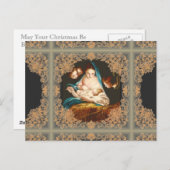 マドンナとベビーイエスbyカルロ・マラッタ（ポストカード） シーズンポストカード (正面/裏面)