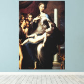 マドンナとロングネックbyパルミジャーノ キャンバスプリント (インサイチュ (ウッドフロア))