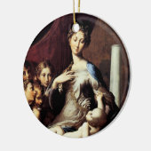 マドンナとロングネックbyパルミジャーノ セラミックオーナメント (左)