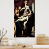 マドンナとロングネックbyパルミジャーノ ポスター (キッチン)