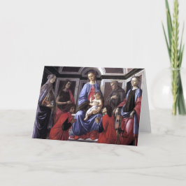 マドンナと六聖人の子供 – Botticelli カード