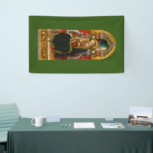 マドンナと即位した子の旗 横断幕 (トレードショー)