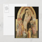 マドンナと即位 ポストカード (正面/裏面)
