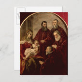 マドンナと四人の政治家と子供 ポストカード (正面/裏面)