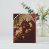 マドンナと四人の政治家と子供 ポストカード (スタンド正面)