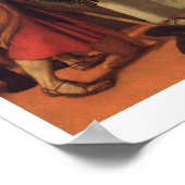 マドンナと四聖人の子、1546年 ポスター (角)