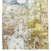 マドンナと多くの動物 シャワーカーテン (正面)