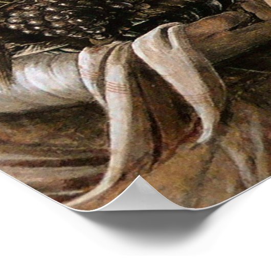 マドンナと天使と子供 – Botticelli - c1470 ポスター (角)