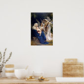 マドンナと天使のポスター付きの子供 ポスター (キッチン)