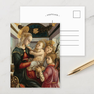 マドンナと天使の子供 Botticelli ポストカード