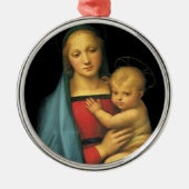 マドンナと子ども、マドンナ・デル・グランデュカバイラファエル メタルオーナメント (正面)