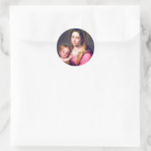 マドンナと子のシール ラウンドシール (バッグ)