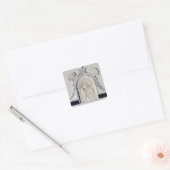 マドンナと子のレリーフ、 浮き彫り(大理石) スクエアシール (封筒)