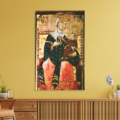 マドンナと子の即位1260 キャンバスプリント (インサイチュ (リビング))