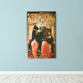 マドンナと子の即位1260 キャンバスプリント (インサイチュ (ウッドフロア))