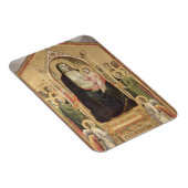 マドンナと子の即位， c.1300-03 （プリリスタ） マグネット (右側)