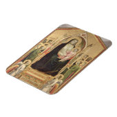 マドンナと子の即位， c.1300-03 （プリリスタ） マグネット (左側)