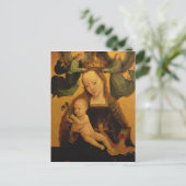 マドンナと子は二つの天使によって冠を付け, c.1520 ポストカード (スタンド正面)