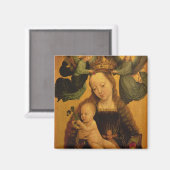 マドンナと子は二つの天使によって冠を付け, c.1520 マグネット (正面/裏面)