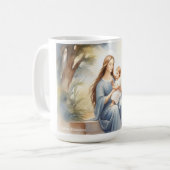 マドンナと子イエス コーヒーマグカップ (正面左)