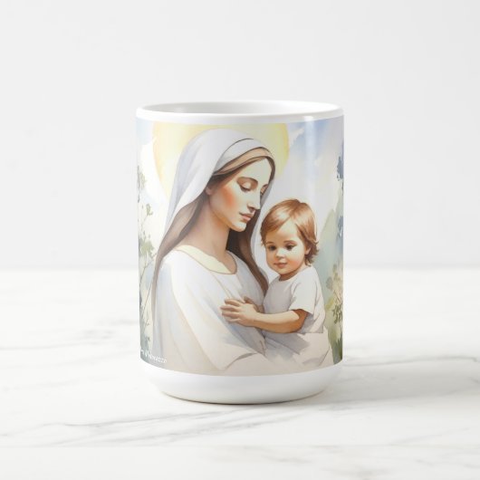 マドンナと子イエス コーヒーマグカップ (中央)